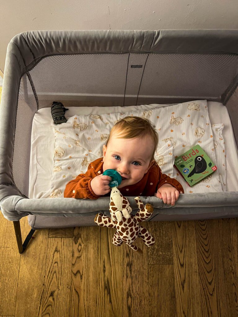 Hotel pack 'n play travel with a baby tips 
