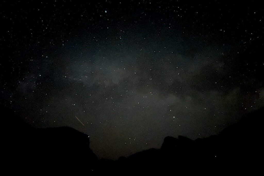 Night sky from Tunnel View Yosemite (Paul Fuchs)