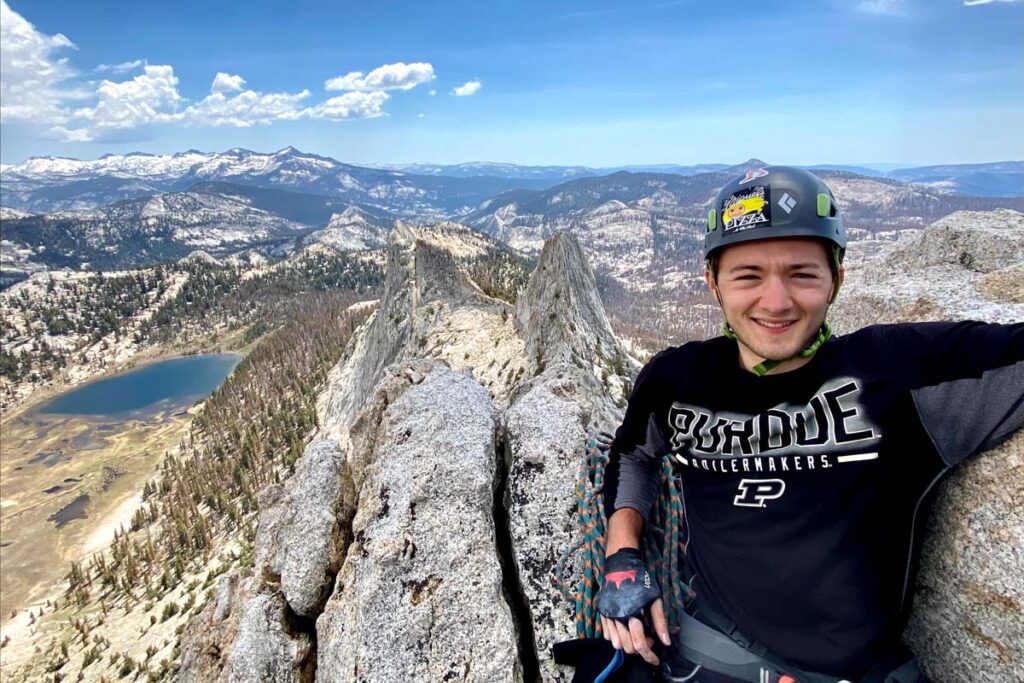 Paul atop Matthes Crest in Tuolumne Meadows Yosemite (Paul Fuchs)