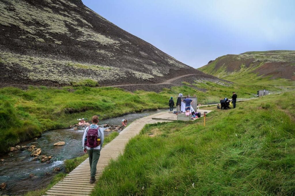 Reykjadalur Hot Spring Thermal River Iceland