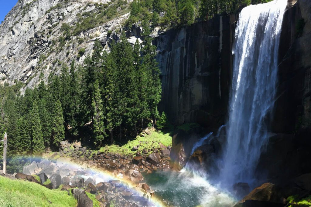 Vernal Fall from Mist Trail Yosemite (Paul Fuchs)