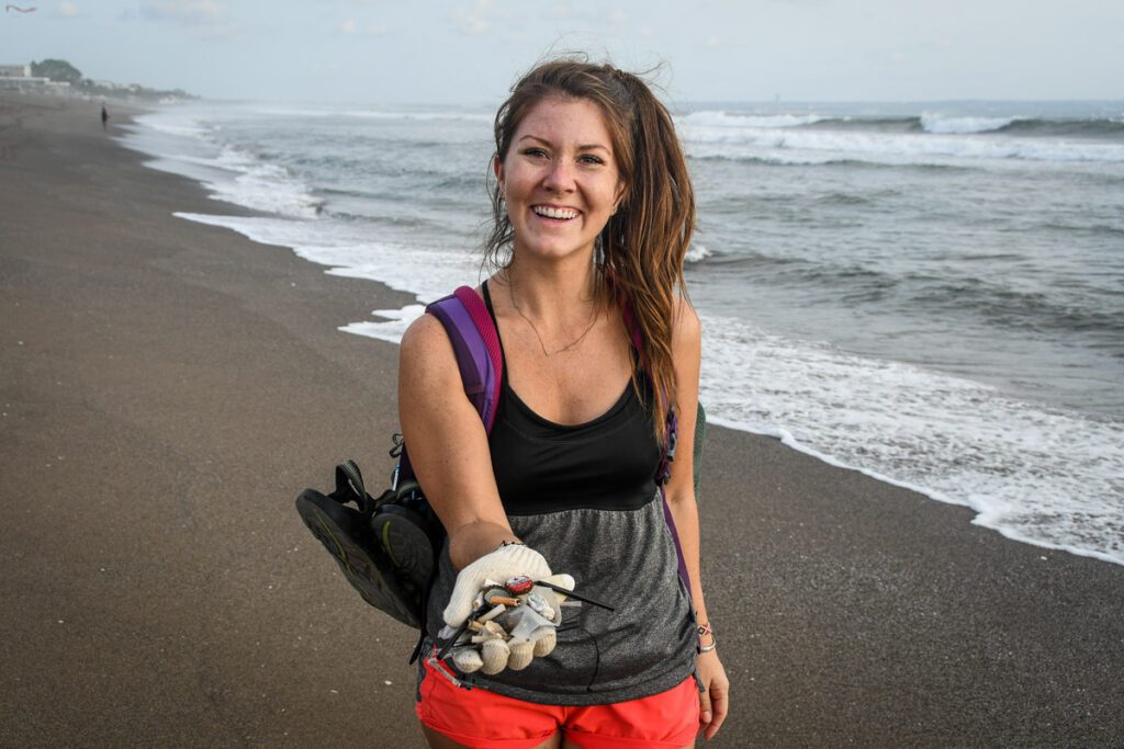 Trash hero beach clean up