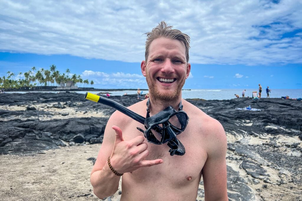 Hōnaunau snorkeling Hawaii