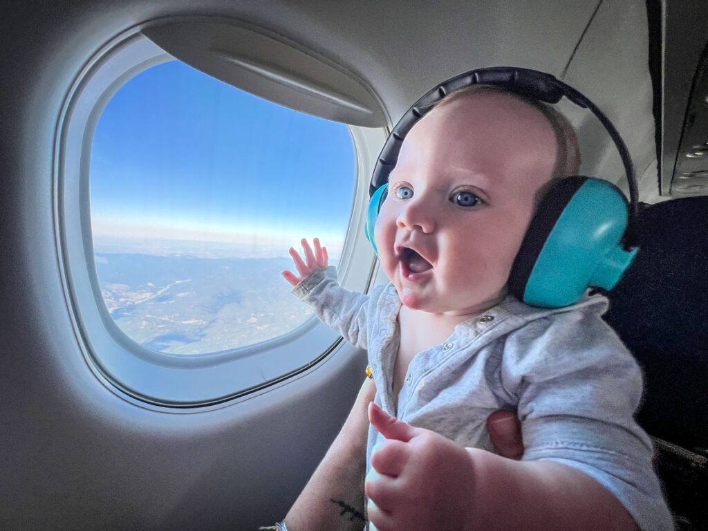 Flying with a baby