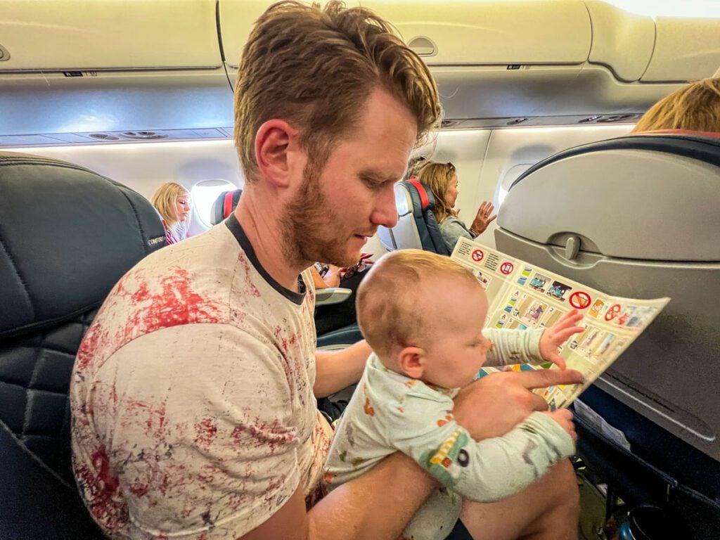 Flying with a baby