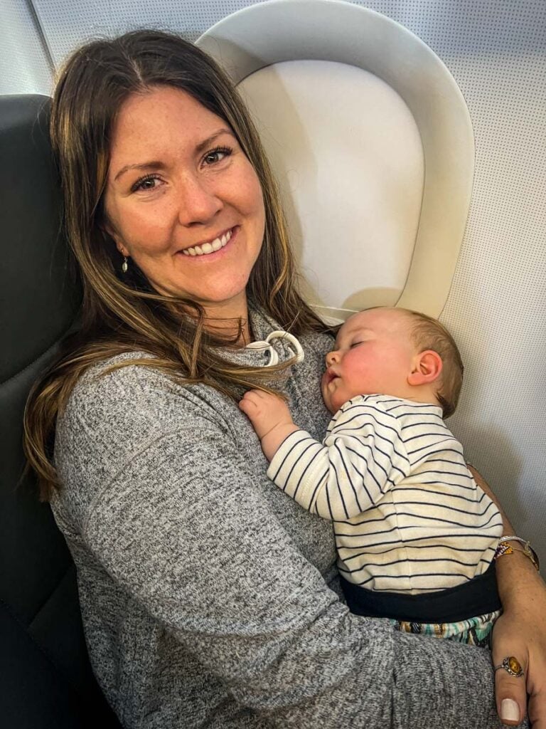 Flying with a baby 