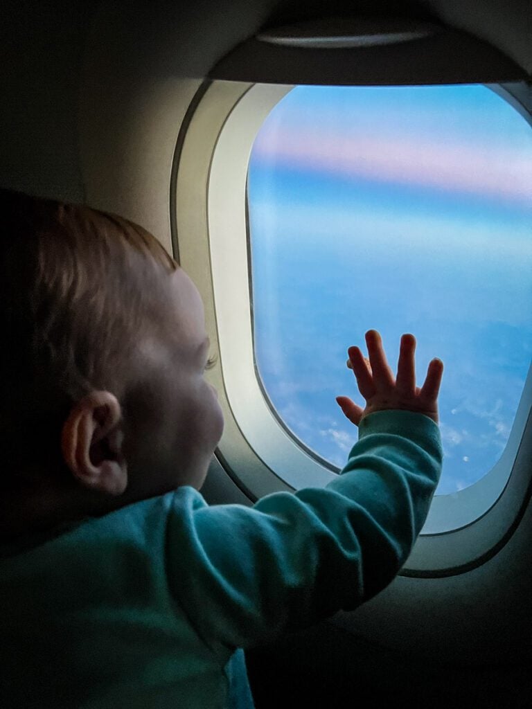 Flying with a baby