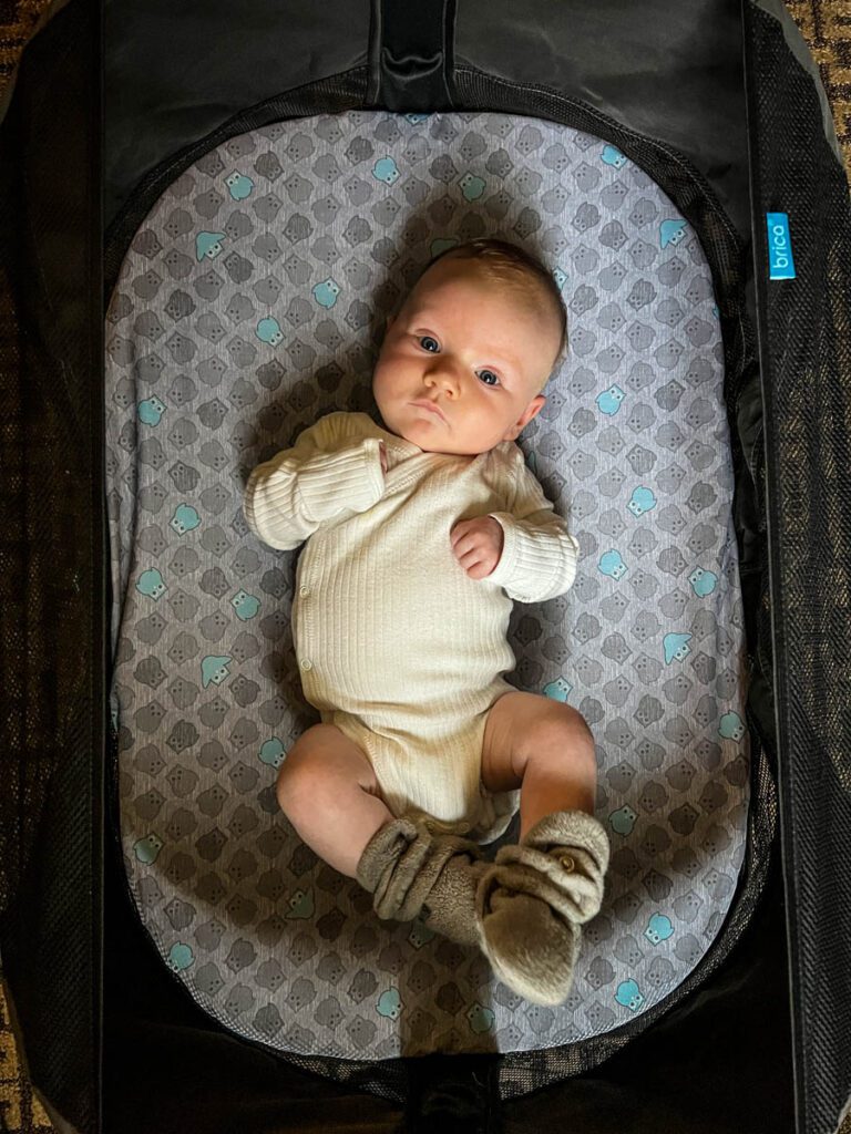 Travel bassinet tips for traveling with a baby 