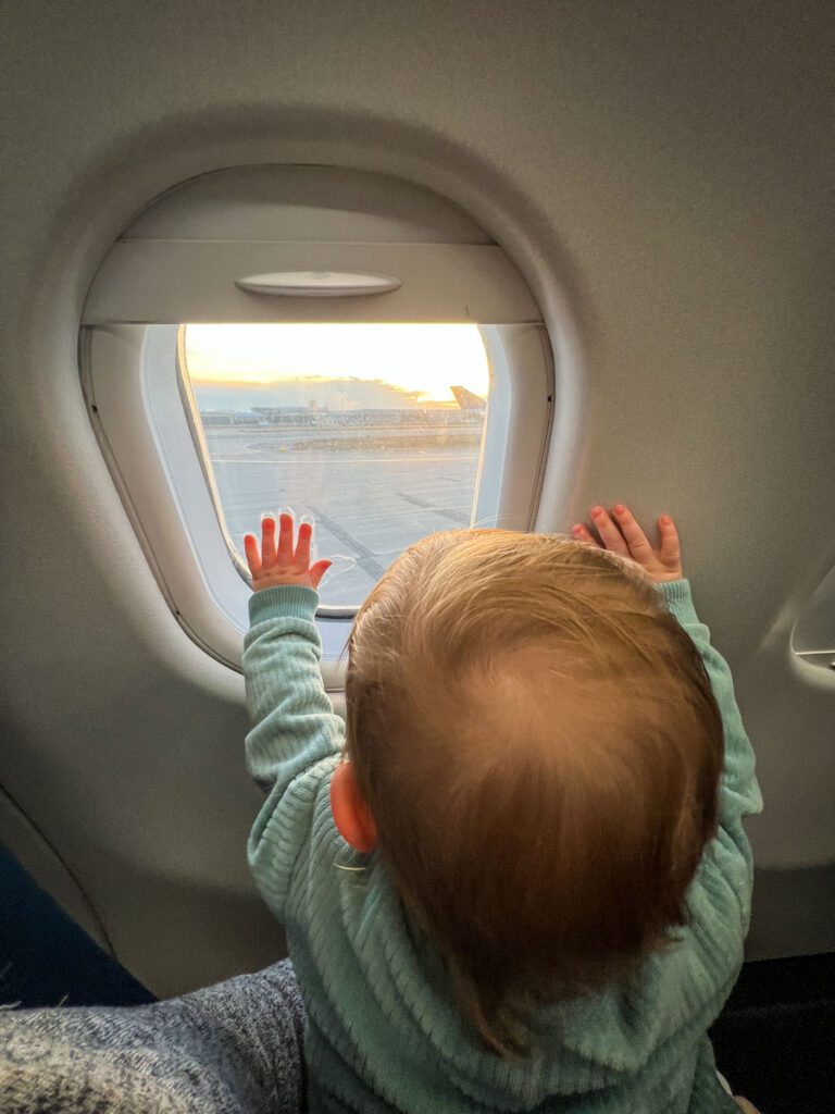 Flying with a baby