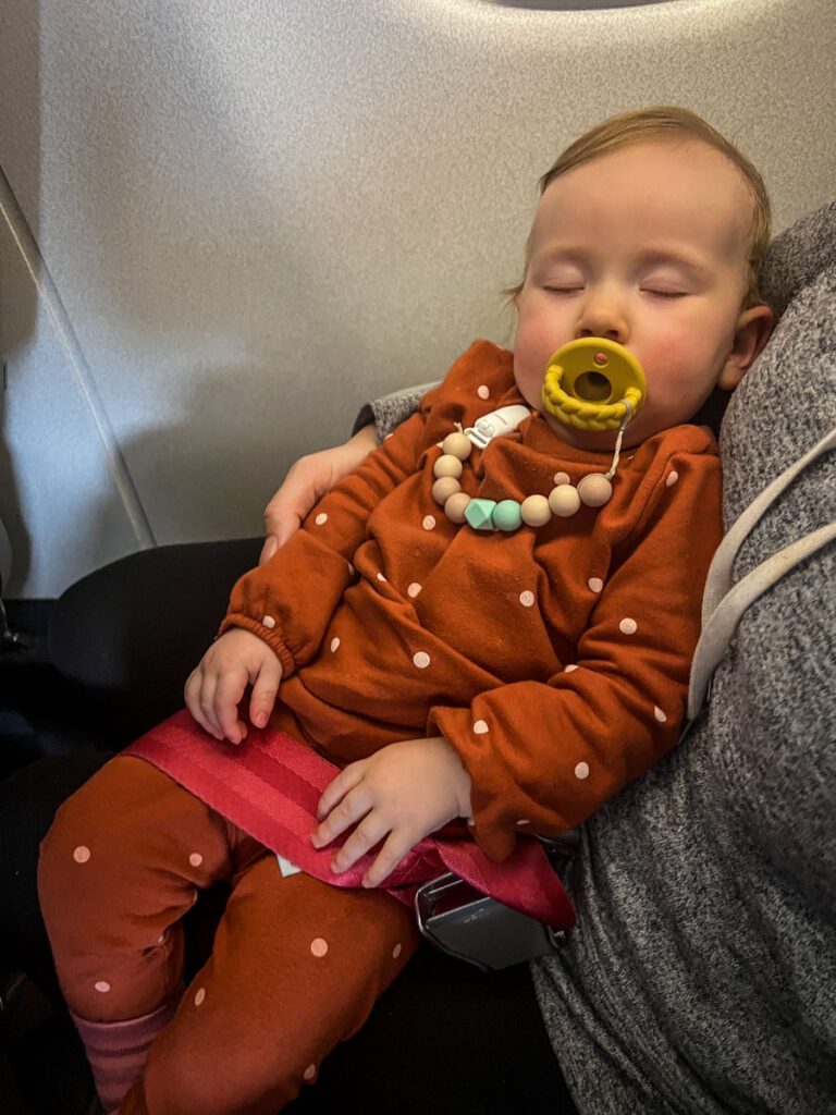 Flying with a baby 