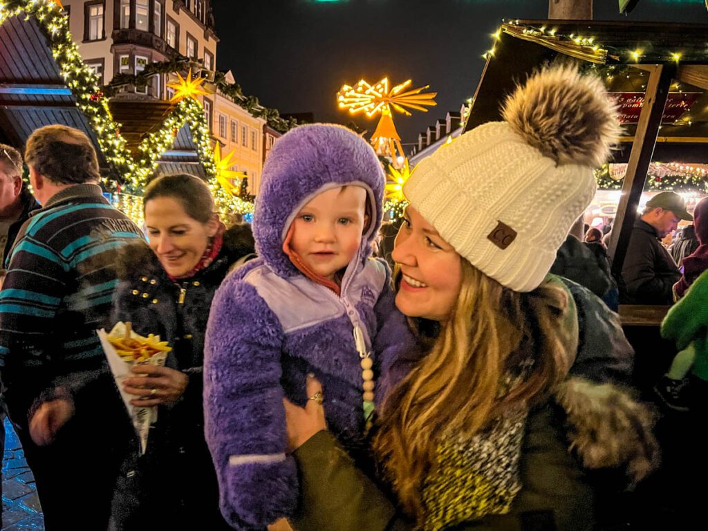 Europe Christmas Markets travel with a baby tips