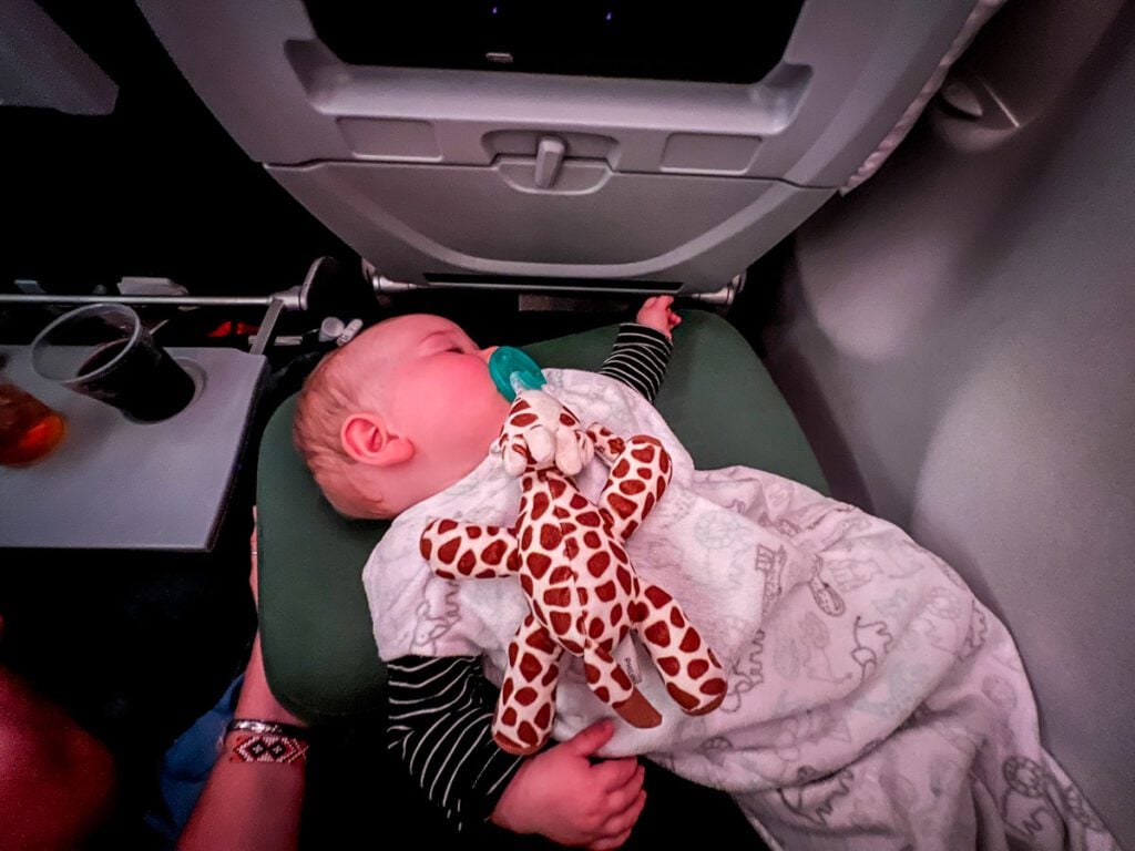 Flying with a baby