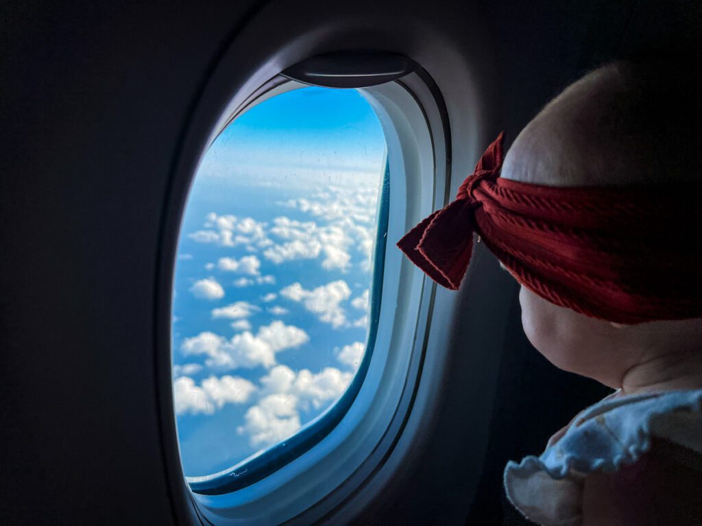 Flying with a baby