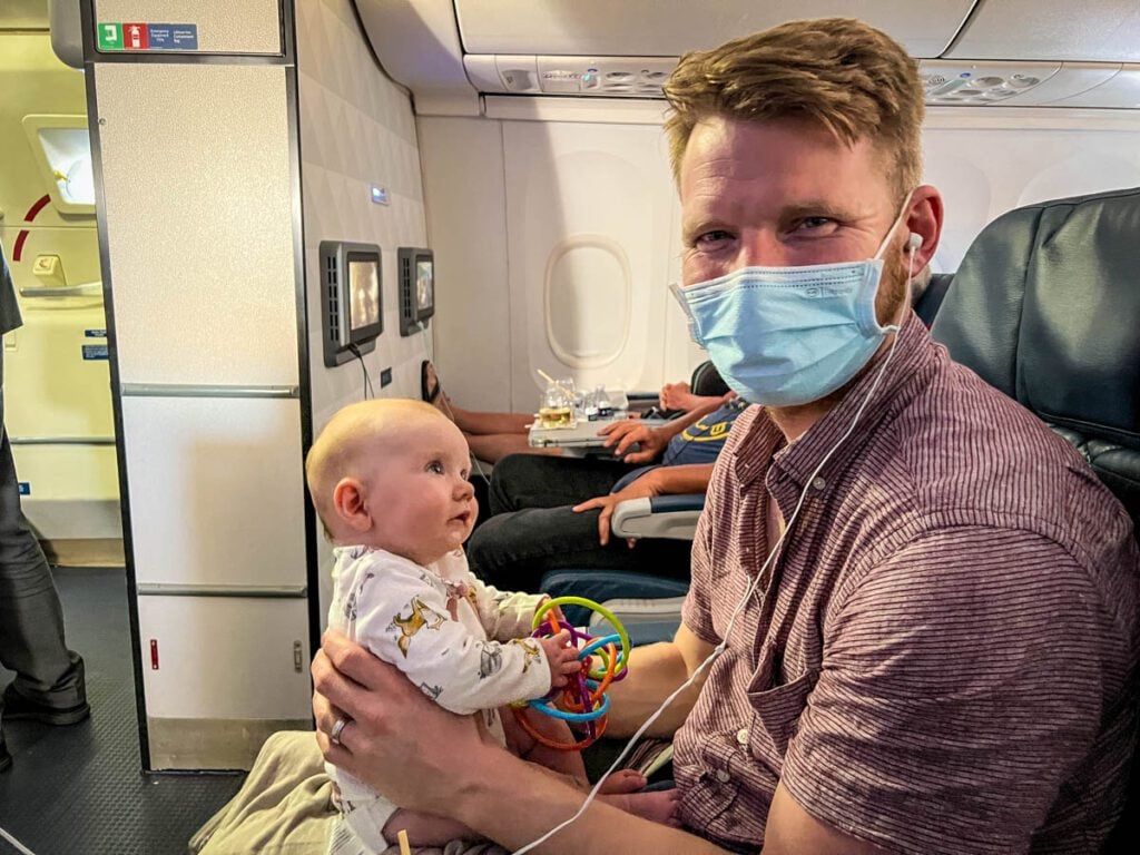 Flying with a baby