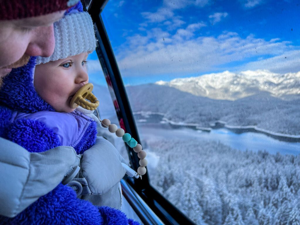 Zugspitz cable car travel with a baby tips