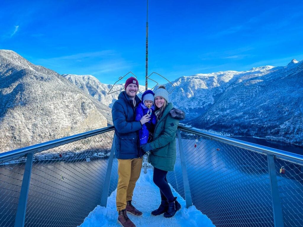 Hallstatt Skywalk winter