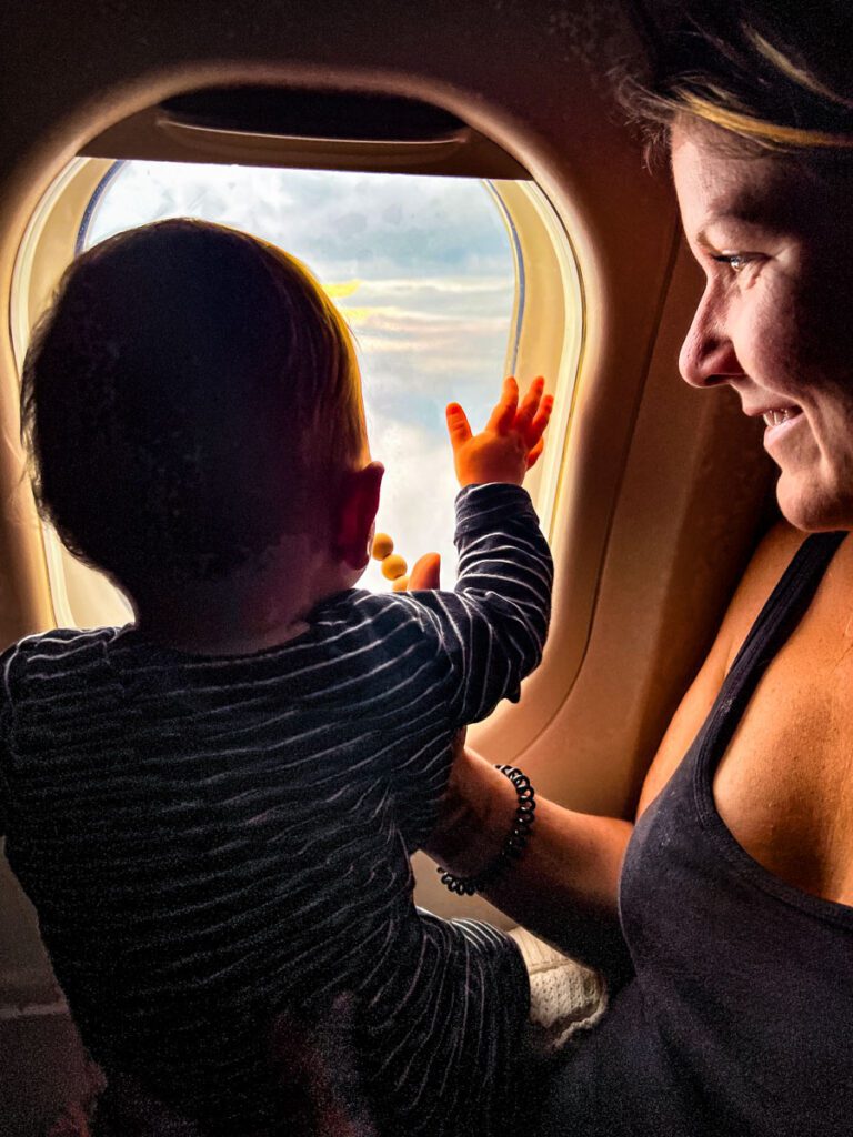 Flying with a baby