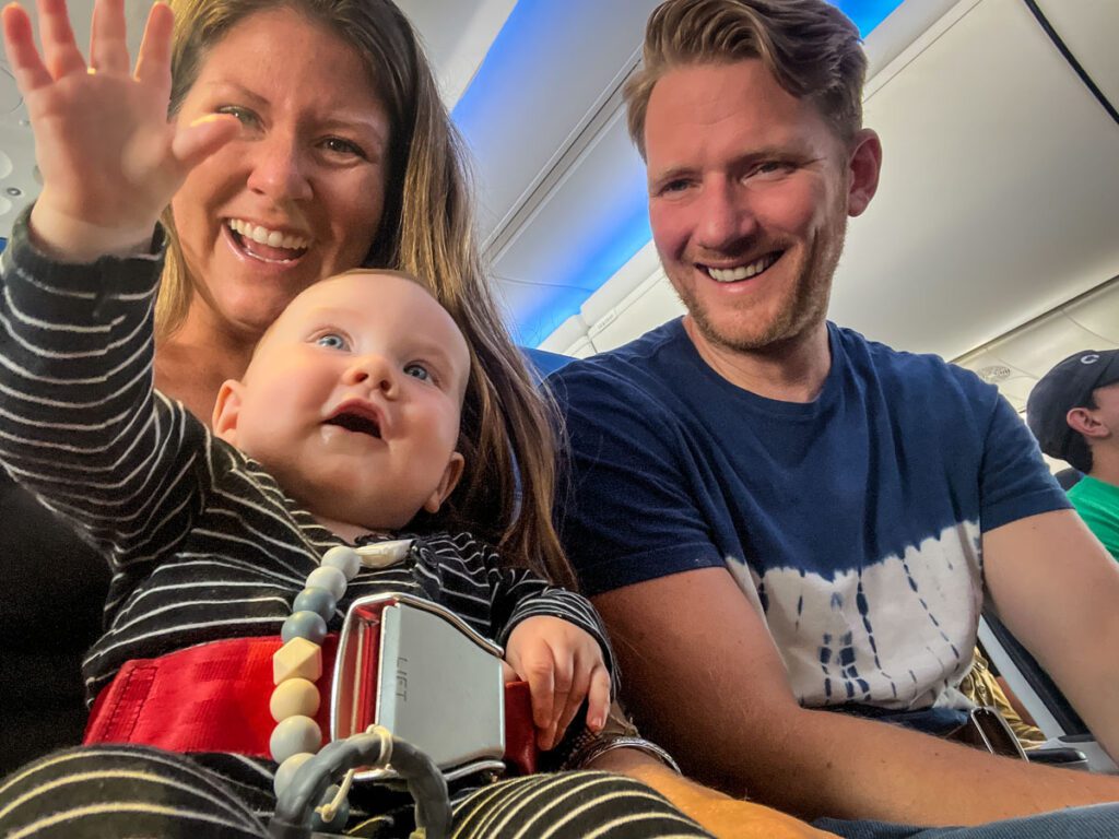 Flying with a baby 