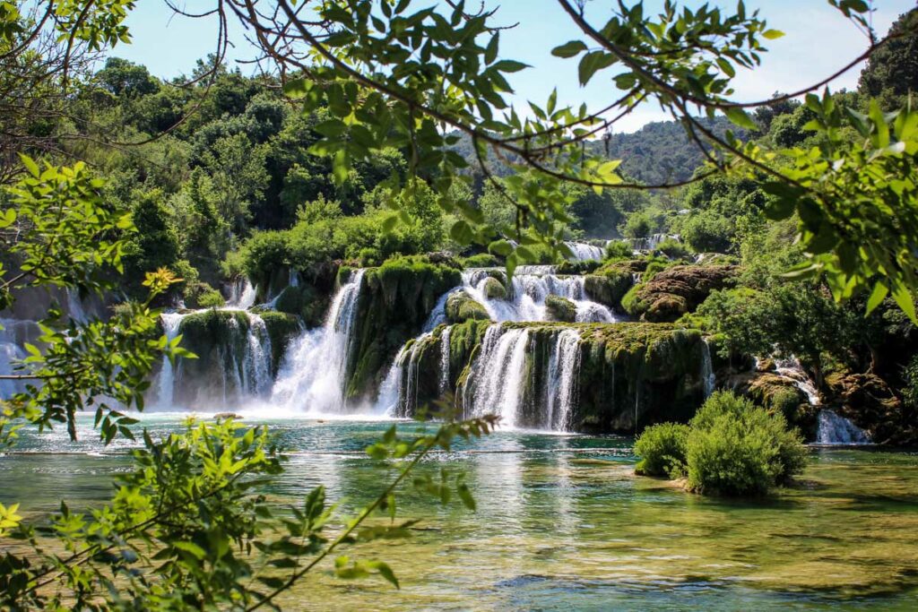 Skradinski buk waterfall Krka National Park Croatia