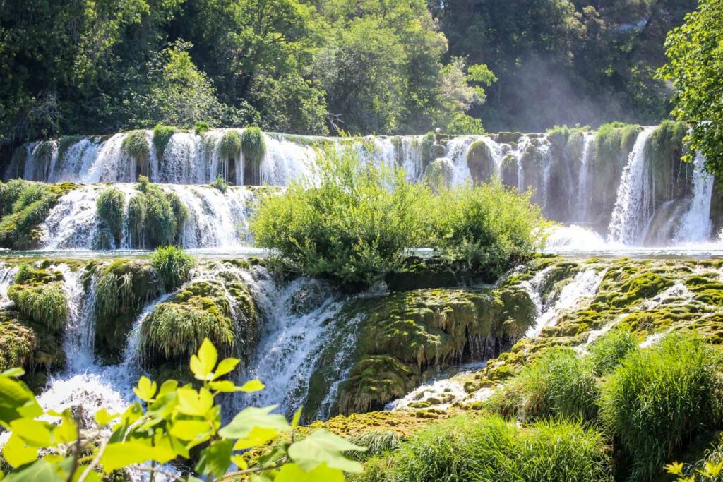 Roški slap waterfall Krka National Park Croatia