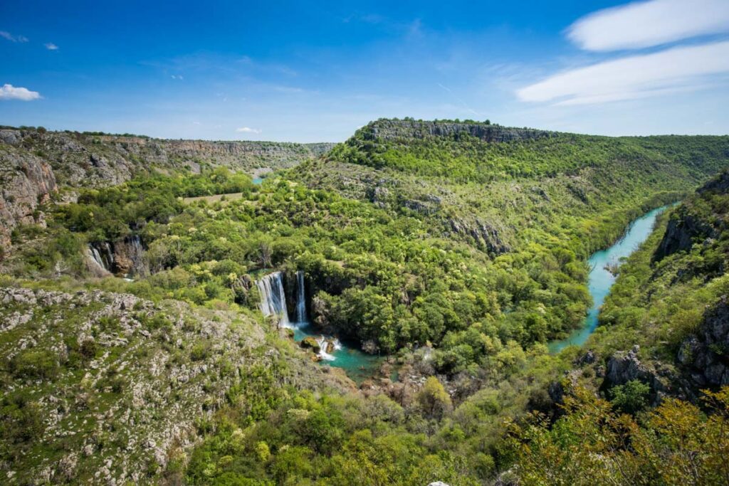 Manojlovac waterfall Krka National Park (KNP website)