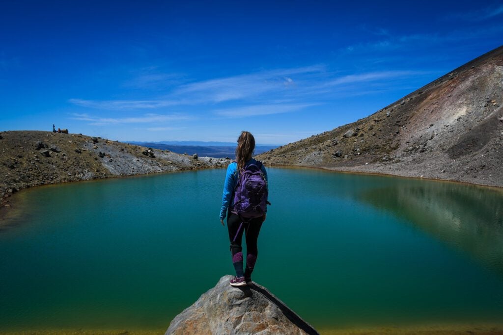 Blue Lake Tongariro Crossing New Zealand