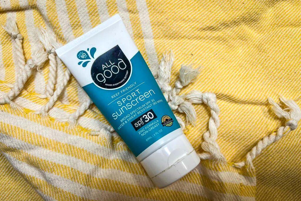 Reef-safe sunscreen
