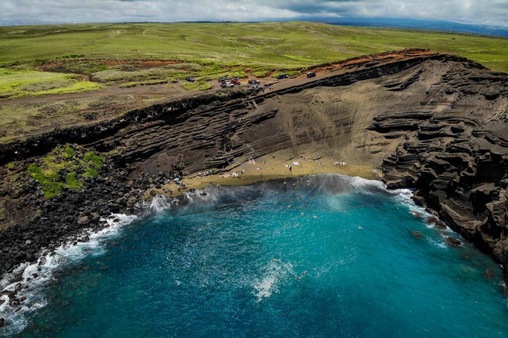 Papakolea Green Sand Beach Hawaii Big Island