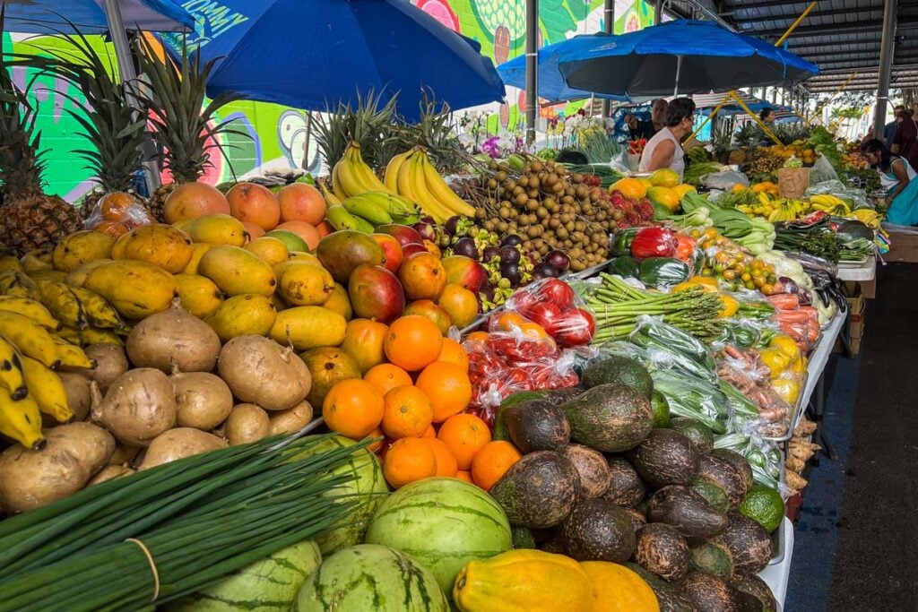 Hilo farmer's market Big Island Hawaii