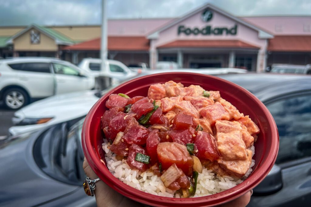 Foodland poke Hawaii