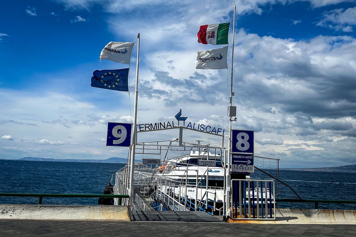 Ferry terminal in Sorrento