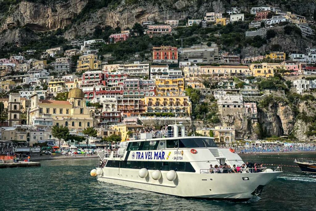 Ferry Positano Amalfi Coast Italy