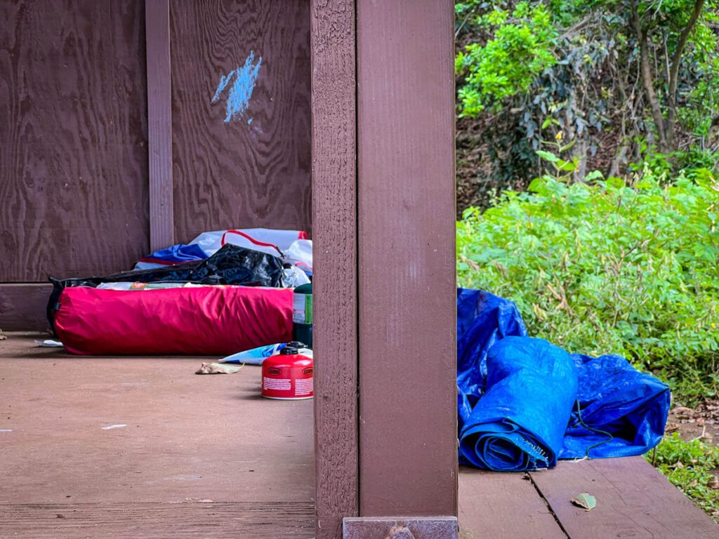 Kalalau Beach trash