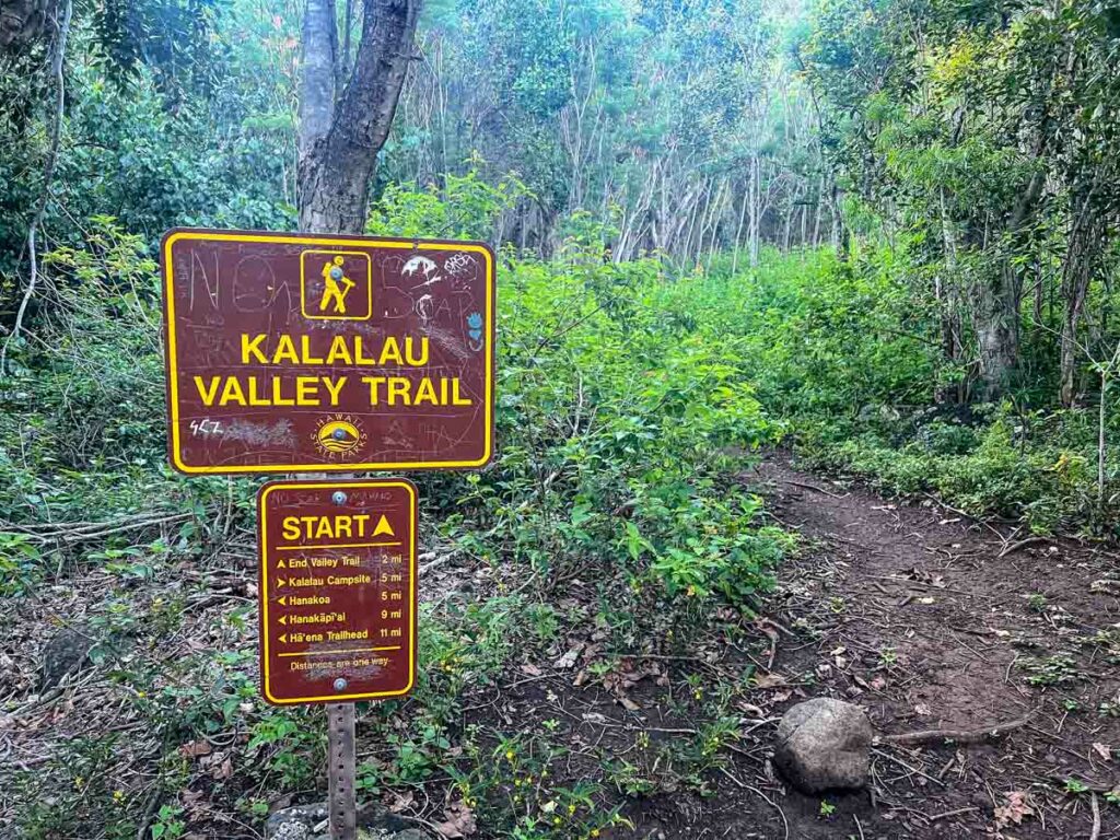 Kalalau Valley Trail detour