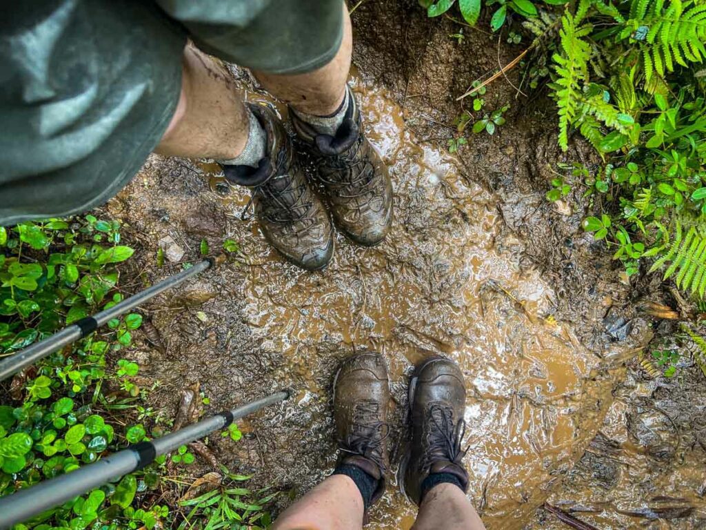 Kalalau Trail mud