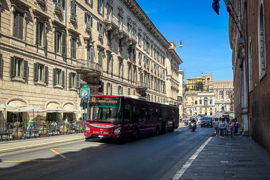 transportation in Rome Italy