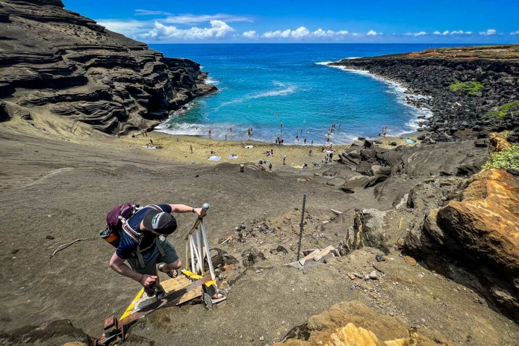 Papakolea Green Sand Beach Hawaii Big Island