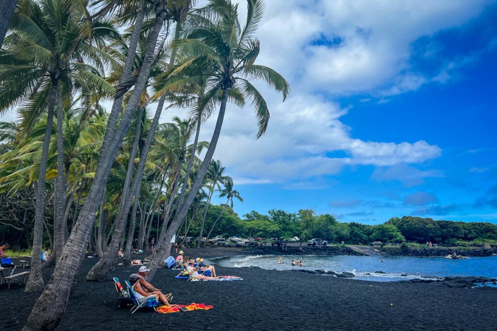 Punalu'u Black Sand Beach