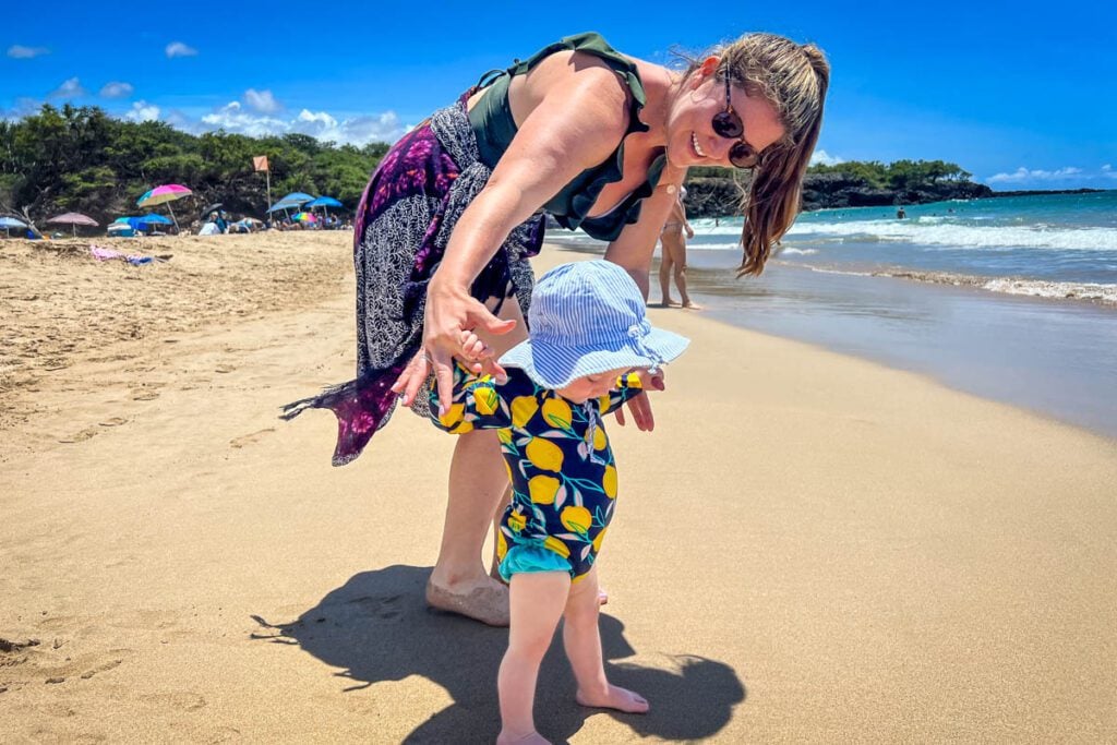 Hapuna Beach: Hawaii travel with a baby