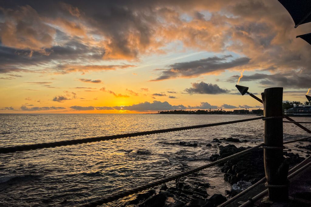 Big Island sunset Hawaii