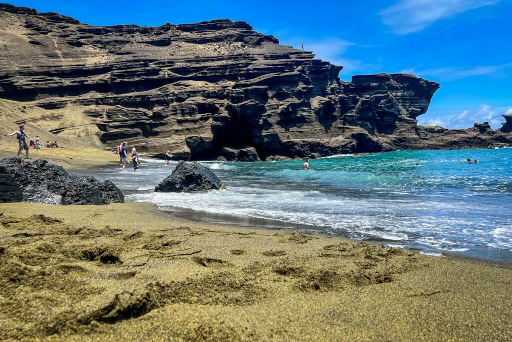 Papakolea Green Sand Beach Hawaii Big Island