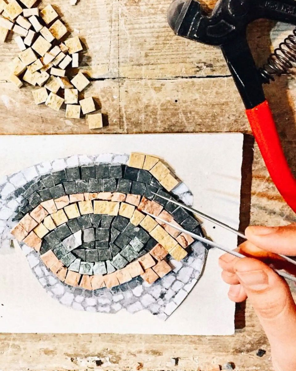 Mosaic tile making (Airbnb)