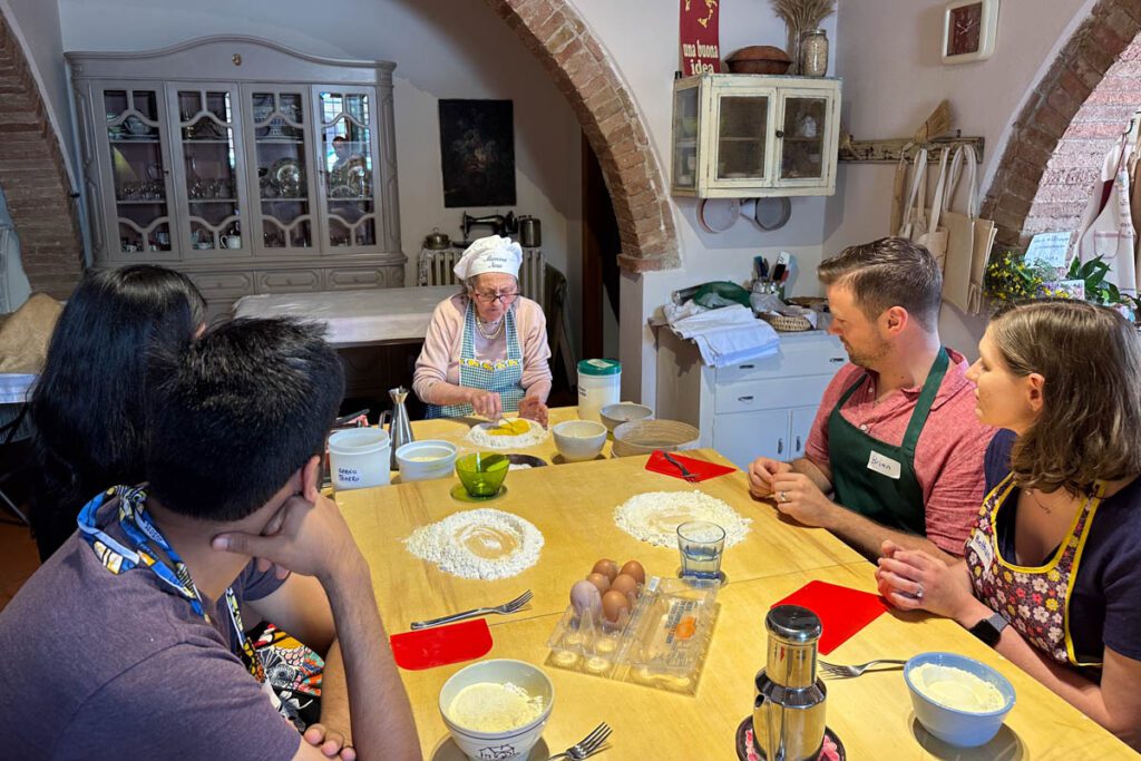 Pasta cooking Class in Italy
