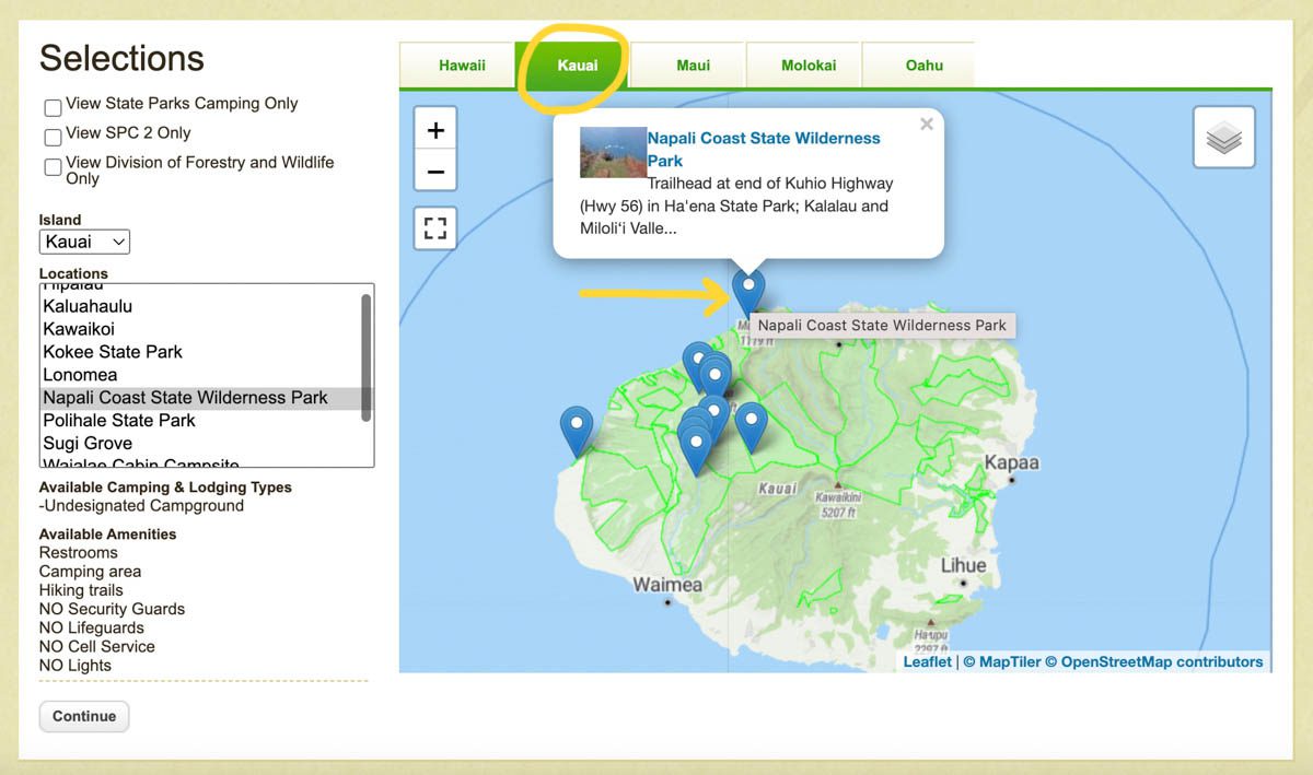 Kalalau Trail permit