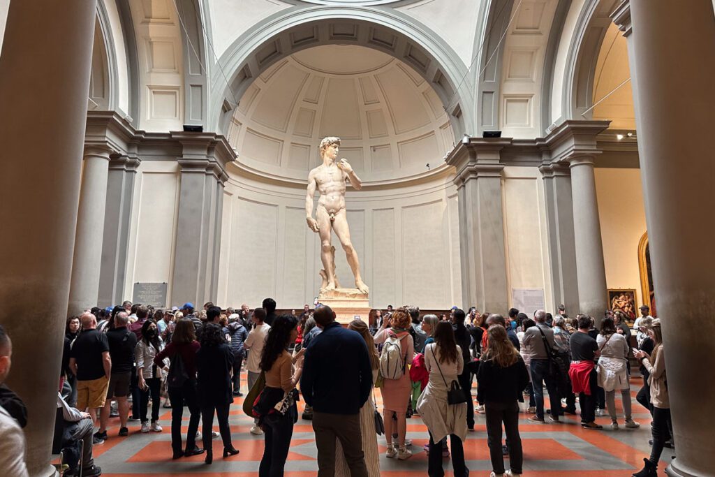 Michaelangelo's David, Galleria dell'Accademia, Florence, Italy