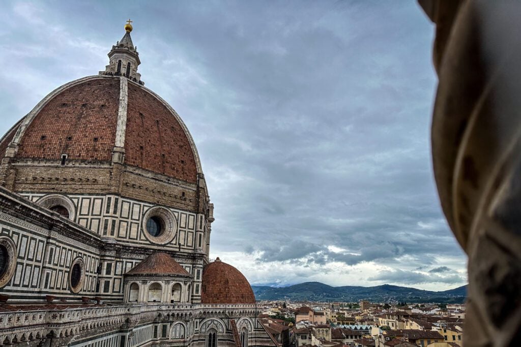 Girotto's Bell Tower climb views of Il Duomo Florence Italy