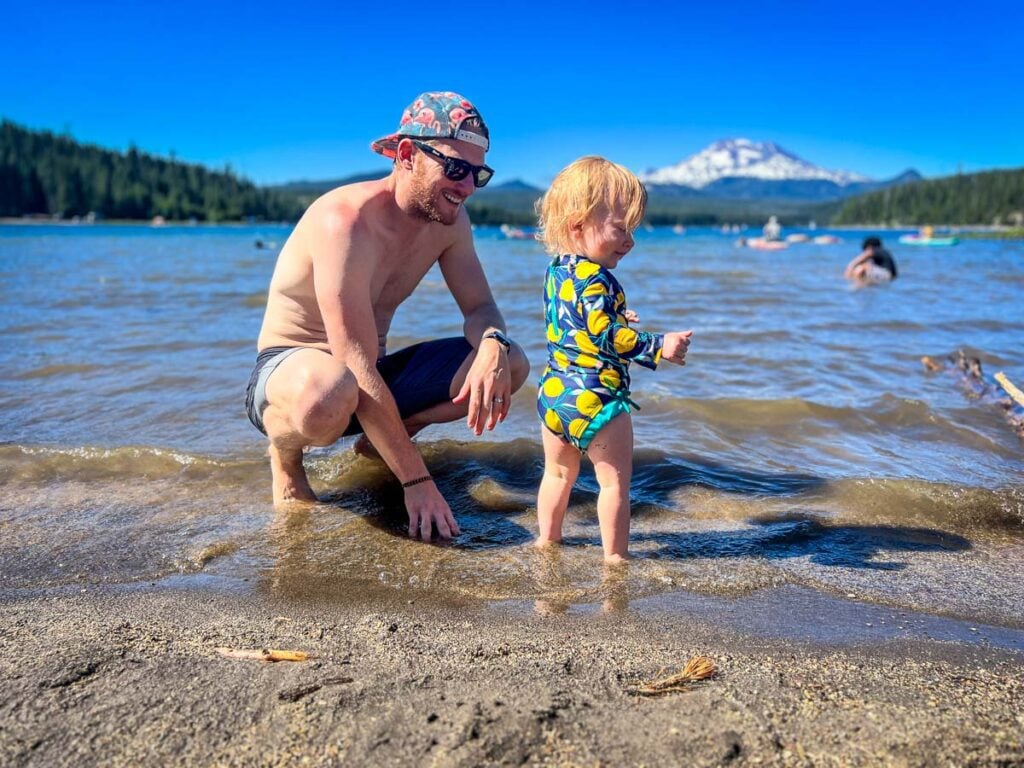 Elk Lake Beach Bend Oregon