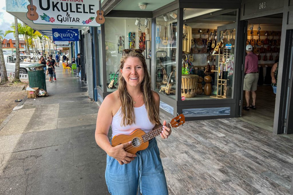 Katie ukulele Hawaii