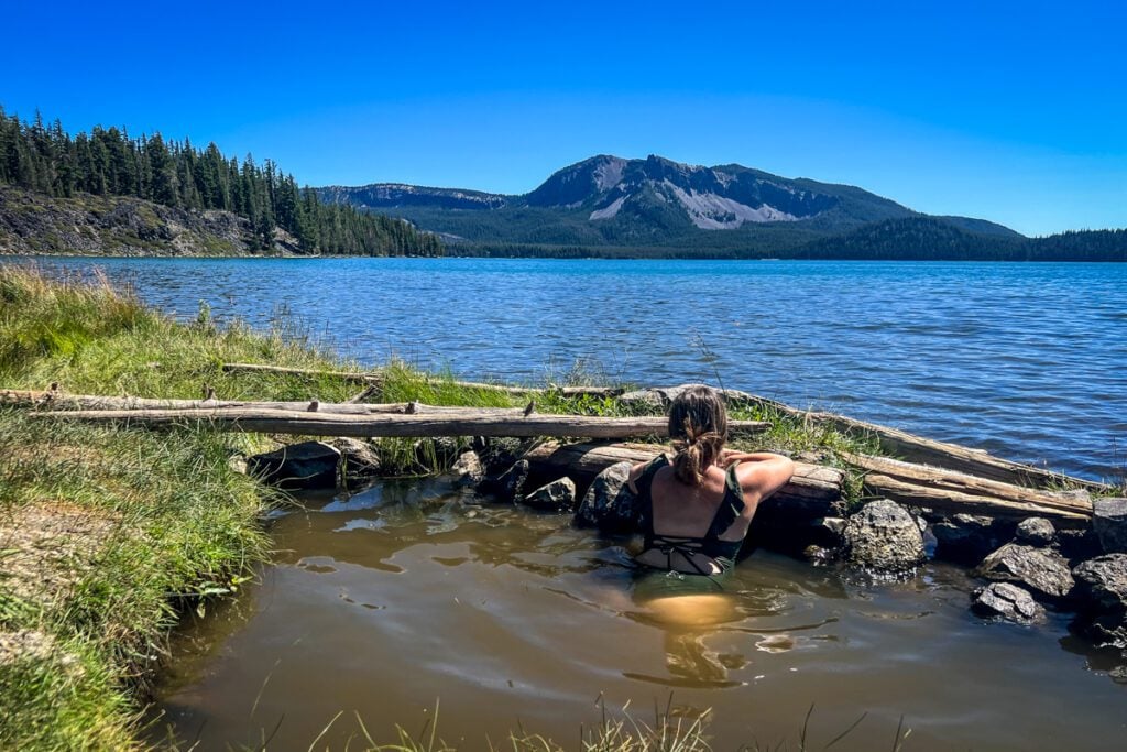 Paulina Lake Hot Springs Oregon