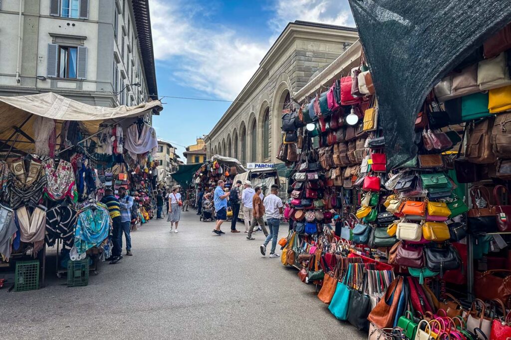 San Lorenzo Market Florence Italy